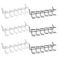 thumbnail image 3 of Raindrops Stainless Steel Pegboard Screwdriver Holder for Storage Use 6pcs Portable Garage Organizer, 3 of 7