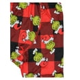 thumbnail image 7 of The Grinch Men's Grinch Santa AOP Buffalo Plaid Christmas Holiday Boxer Briefs Underwear, 7 of 7