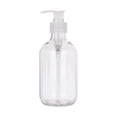 thumbnail image 2 of Dispensador de jabón líquido de plástico para baño y cocina – Dispensador recargable de gel de ducha y loción, 2 of 6