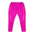 thumbnail image 3 of renvena Girls Boys Shiny Metallic Harem Pants Jazz Hip Hop Latin Ballet Street Dance Leggings, 3 of 7