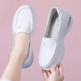 thumbnail image 4 of Nurse Shoes for Women,Women's Shoes,Walking Shoes Women,Work Shoes Women,Slip On Shoes for Women,Women's Nurse Shoes Slip On Women's Loafer Shoes Anti Slip Healthcare Work Shoes Lightweight,Purple,7, 4 of 8