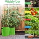 thumbnail image 5 of Zhuge Paquete de 4 bolsas de cultivo de patatas no tejidas de 10 galones con solapa, bolsas de cultivo de tela resistente con asa y ventana de cosecha, color verde, 5 of 5