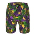 thumbnail image 4 of Naloa Mardi Gras7 Men's Beach Shorts, Surfing shorts, Swim trunks, Quick Dry Swim Trunks for Surfing Beach Fun - Large, 4 of 9