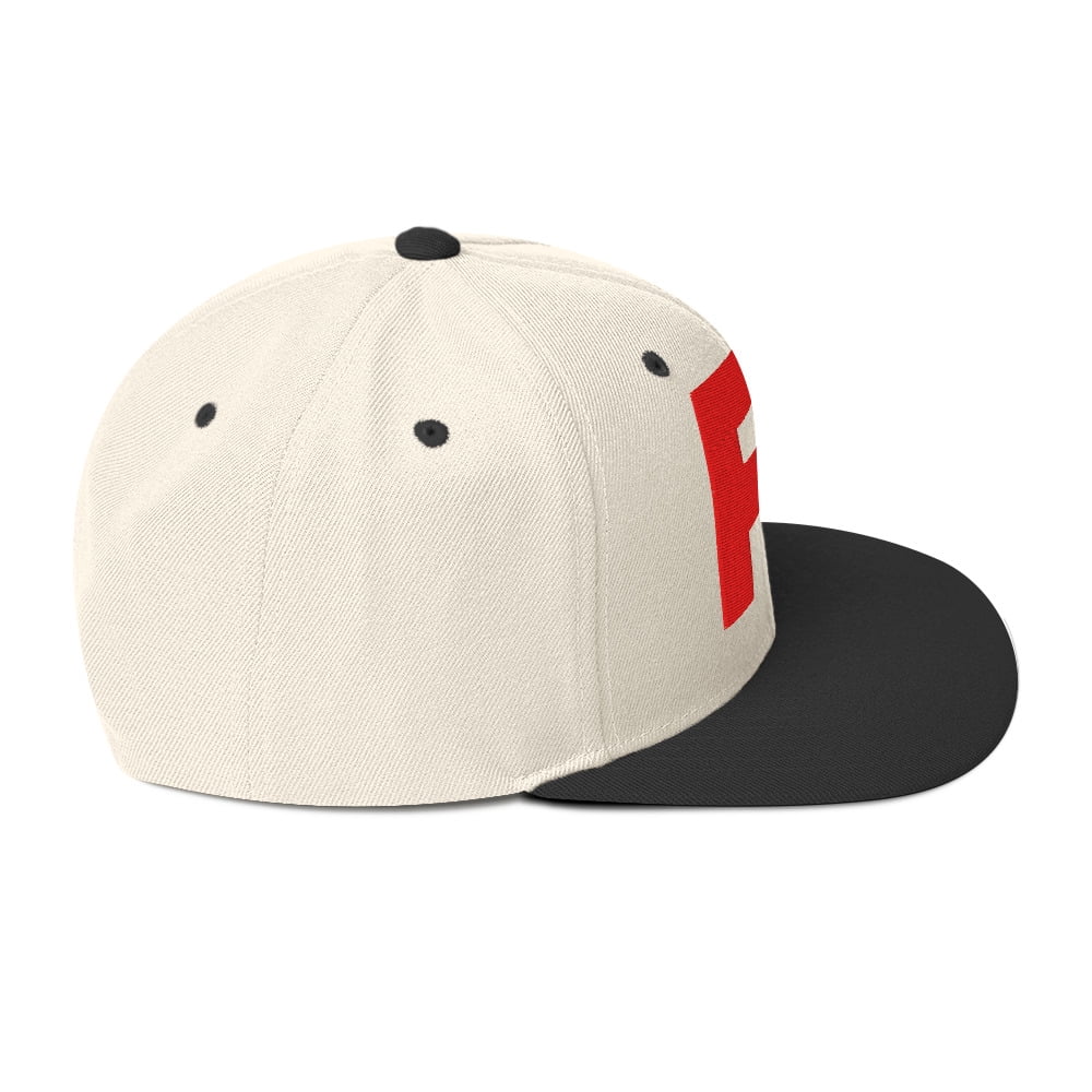 Team Rocket Snapback Hat (Natural/ Black)