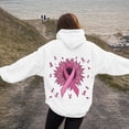 thumbnail image 2 of Godom Hoodies for Women Long Sleeve Drawstring Hooded Sweatshirts Womens Fall Winter Ribbon Oversized Hoodie with Pockets, 2 of 5