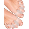 thumbnail image 1 of Separadores de dedos superpuestos [6 piezas] para relajar los dedos, gel de silicona mejorado, 0 % BPA, talla única, separador, 1 of 3