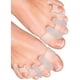 thumbnail image 1 of Separadores de dedos superpuestos [6 piezas] para relajar los dedos, gel de silicona mejorado, 0 % BPA, talla única, separador, 1 of 3