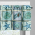 thumbnail image 5 of Ambesonne Starfish Valance & Curtain, Marine Pattern, 55"x30", Multicolor, 5 of 6