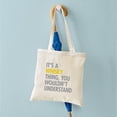 thumbnail image 4 of CafePress - Its A Whisky Thing Tote Bag - Unisex Canvas Tote Bag, Beige, 1-Piece, 4 of 6