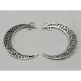 thumbnail image 5 of U8MO 25 Alloy Filigree Flower Moon Crescent Charm Pendants 40X30mm Jewelry Making-2# KC Golden Tone, 5 of 9