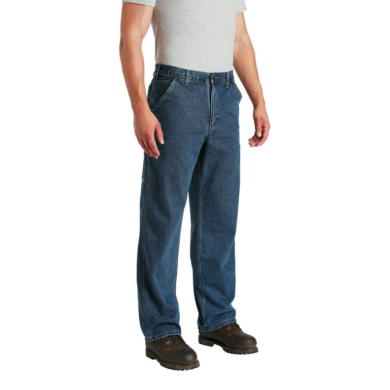 Carhartt Men's Original Fit Work Dungaree Pant (Regular and Big and Tall),  Deepstone, 33W X 32L