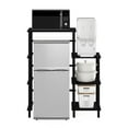 thumbnail image 4 of Furinno Turn-N-Tube Toolless Kitchen Storage Shelf Tall, Americano/Black, 4 of 6