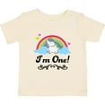 thumbnail image 3 of Inktastic 1st Birthday Unicorn Rainbow 1 Year Old Party Girls Baby T-Shirt, 3 of 5