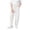 White, variant on White 5T Girls Straight Leg Casual Pants, Soft Polyamid Elastic Waist Preschool Play Bottoms,Size 5 T