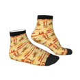 thumbnail image 6 of Salouo Wild West Colorful Pattern Unisex Middle Tube Socks,Middle-Finger Knee High Socks Over The Calf Tube Stocking Crew Stockings for Women and Men Tube Socks, 6 of 8