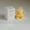 Yellow, variant on Rose Bear Shaped Soy Wax Scented Candle Handmade Floral For Valentine's Day And Celebration