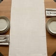 thumbnail image 5 of Table Runners 90 Inches Long Dress Scarves, Spring Botanical Farmhouse Coffee/Dining/Kitchen Table Runner for Living Room, Watercolor Floral Eucalyptus Leaves Beige 13x90 Inch, 5 of 9