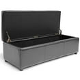thumbnail image 4 of Baxton Studio Dennehy Faux Leather Multipurpose Storage Ottoman Bench, 4 of 5