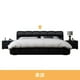 thumbnail image 1 of Black Minimalist Double Bed Modern Aesthetic Luxury Wood Bedroom Bed Queen Size Camas Y Muebles Dormitorio Home Furniture My Lux Decor Round, 1 of 9