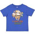 thumbnail image 3 of Inktastic Cute Sloth I Love My Nanny Boys or Girls Toddler T-Shirt, 3 of 5