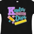 thumbnail image 4 of Inktastic Kindergarten Diva with Pencil and Ruler Girls Toddler T-Shirt, 4 of 5