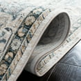 thumbnail image 5 of SAFAVIEH Dream Laraine Floral Polyester Runner Rug, Ivory/Navy, 2' x 8', 5 of 8