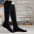 thumbnail image 2 of Calcetines de compresión LEVSOX de viscosa de bambú 20-30 mmHg para mujeres y hombres, 2 of 7