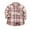 Pink6, variant on SHTXOZHI Kids Boys Long Sleeve Plaid Shirt Toddler Button Down Collar Fall Jacket with Pocket