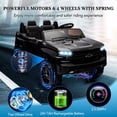 thumbnail image 5 of AOILE 24V Ride On Truck for Ks, Licensed Chevrolet 2-Seater Remote Control Ride-on Toys, Black, 5 of 5