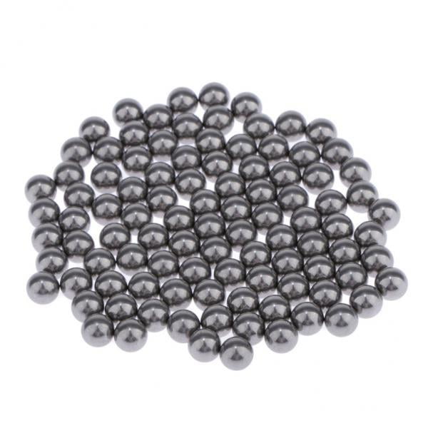 5x100pcs Accesorio Modelo de Bola de de Pintura de Acero Inoxidable corrosión Sunnimix Bolas de mezcla de pintura de acero