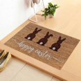 thumbnail image 5 of Easter Doormat Easter Eggs Rabbit Rugs Anti-Skid Bottom Floor Carpet For Home, 5 of 5