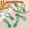 thumbnail image 4 of Reemplazo de Tirador de Cremallera [12PCS] - Extensor de Cabezas de Cremallera de Cuerda Tejida para Mochila y Chaqueta - [Verde], 4 of 6