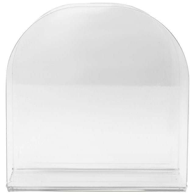 Unique Napkin Holders Simple Design Clean Lines Napkin Storage Stand Transparent 12x12x5cm 1Set