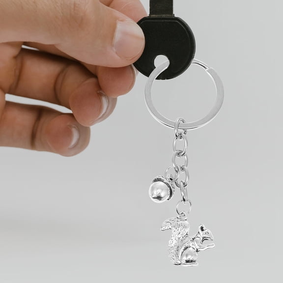 SEWACC 2Pcs Squirrel Key Chain Animal Keychain Pendant for Birthday and Festival