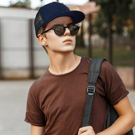 Trucker Hats Snapback Hats Men Black Baseball Cap Mesh Dad Plain Hat Blank Trucker Hat Cap