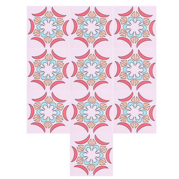 Etiqueta de la pared, 10 piezas de pegatinas impermeables para azulejos, calcomanías para el suelo, pegatina para el suelo, claridad notable