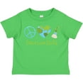 thumbnail image 3 of Inktastic Peace Love Earth Girls Toddler T-Shirt, 3 of 5
