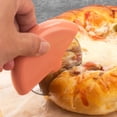 thumbnail image 4 of Stainless Steel Circular Pizza Knife Inventive Cake Maker Kitchen Baking Tool With Protective Cover Pizza Wheel, 4 of 7