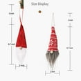 thumbnail image 5 of Christmas Gnomes Hanging Ornaments Set of 6, Swedish Gnome Handmade Plush Santa Elves Christmas Tree Hanging Decorations Holiday Xmas Decorations, 5 of 5