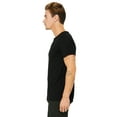 thumbnail image 3 of BE 3014 MEN JERSY RAW NECK TEE (DARK GRY HEATHER S), 3 of 3