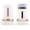 White, variant on PETMAKER 2-Pack 3.8L/1G Automatic Pet Feeder and Water Dispenser (White)
