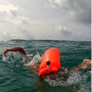New Wave Swim Buoy - Medium (15 liter) - TPU Orange