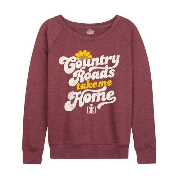 International Harvester Country Roads - Women's Lightweight French Terry Long Sleeve Shirt