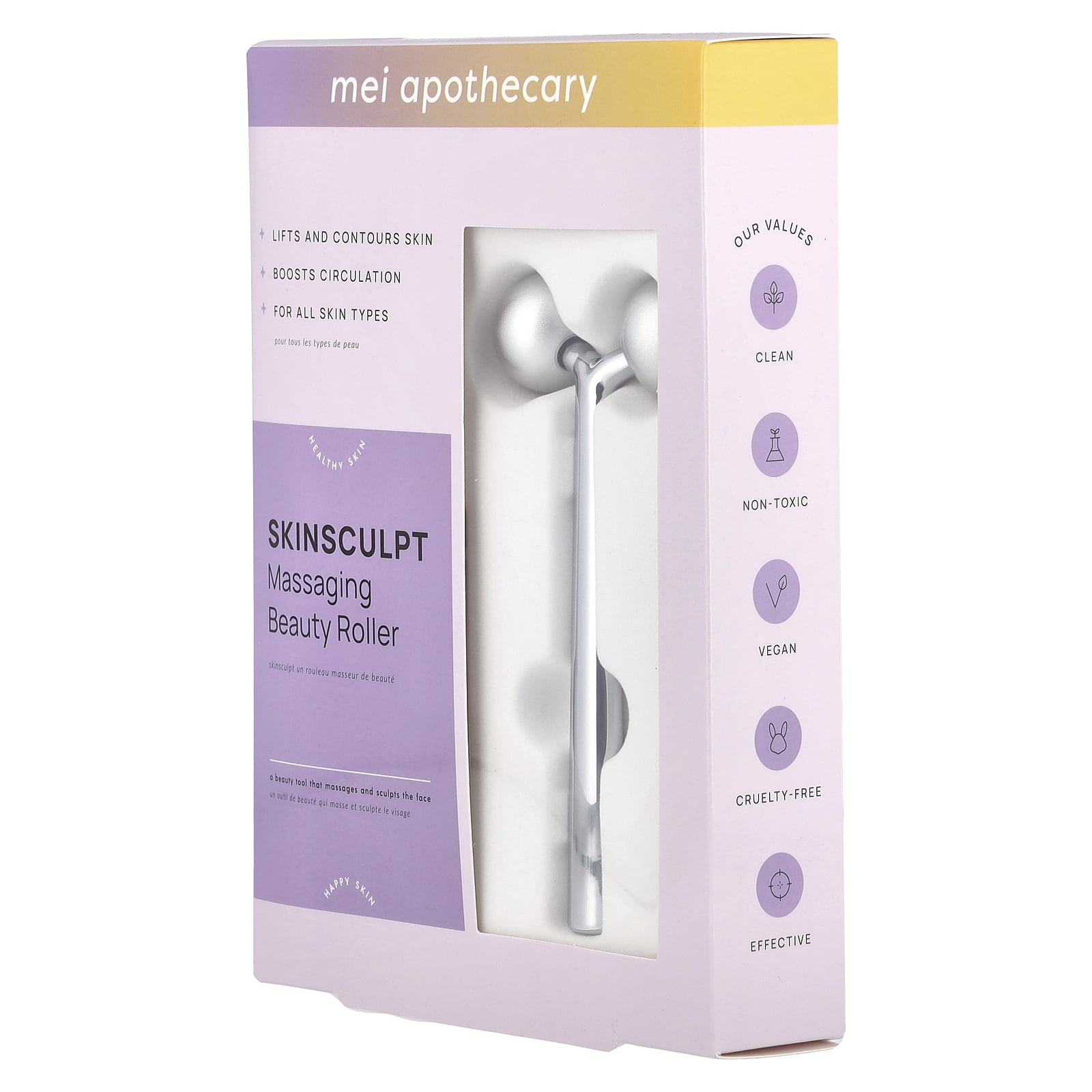 Mei Apothecary Skinsculpt, Massaging Beauty Roller, 1 Roller