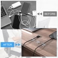 thumbnail image 4 of fastboy R-type plastic transparent adhesive fixed wire buckle, 4 of 9