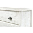 thumbnail image 4 of Camaflexi Baja 5 Drawer Chest Wooden Night Stand Bedroom Dresser Storage Cabinet, Shabby White, 4 of 7