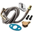 thumbnail image 5 of maXpeedingrods 50" Stainless Steel T3/T4 Turbocharger Oil Feed Line W/ 1/8" NPT Adapter for T3 T3/T4 T4 T70 Braided Oil Feed Line, 5 of 10
