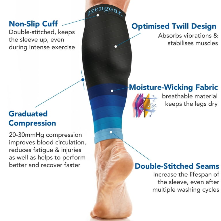 Calf Compression Sleeves for Men & Women - Shin Splint and Calf