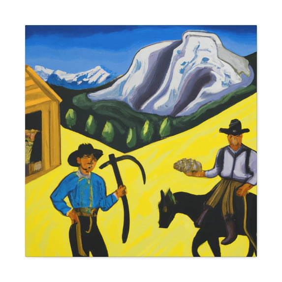 Golden Mine Splendor - Canvas