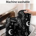 thumbnail image 5 of Black White Gothic Dreamcatcher Moon Star Pattern Bathroom Rugs Mat,Non Slip Microfiber Bathroom Rug,Rubber Backing,Soft Bathroom Mats for Bathroom Floor,Tub and Shower,17x27in(43x68cm), 5 of 5